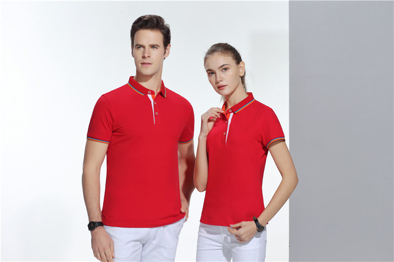 POLO衫短袖夏季運動上衣純棉翻領(lǐng)t恤1895#049