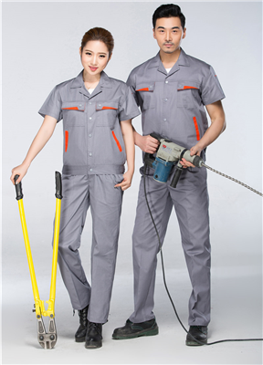 工程服訂做丈蘭明扣5色工裝制服工廠車(chē)間勞保服汽修服